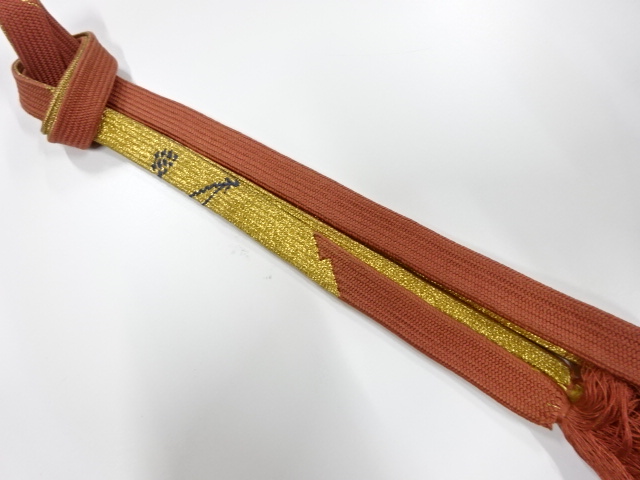 JAPANESE KIMONO / KORAI HAND-TIED OBIJIME